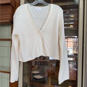 Velvet Cream Women's Cardigan Sweater